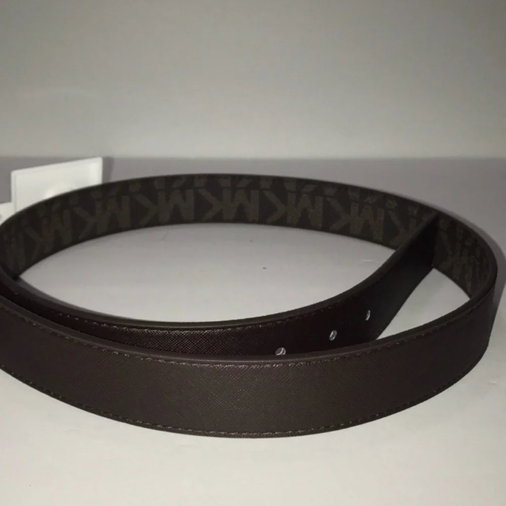 Michael Kors Reversible Leather Gold & Brown Belt. NWT